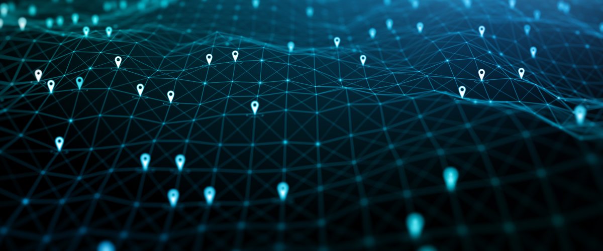 Location icons of gps navigation, Global 5g high speed internet connection and Big data analysis process background Location icons of gps navigation, Global 5g high speed internet connection and Big data analysis process background